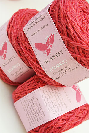 Be Sweet Bambino Yarn in dark peach